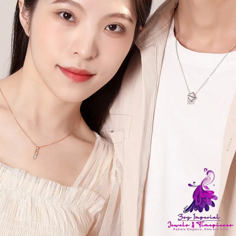 Chocolate Couple Necklace