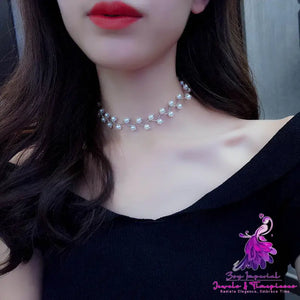 Pearl Neckband Short Clavicle Necklace