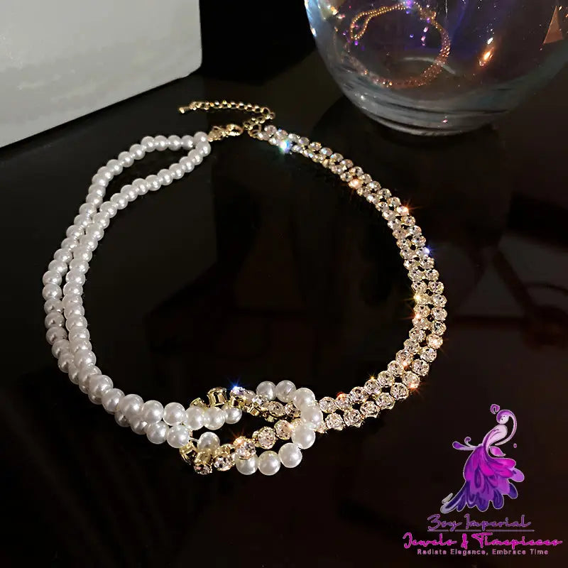 Crystal Choker Statement Necklace