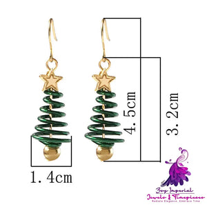 Christmas DIY Tree Star Earrings