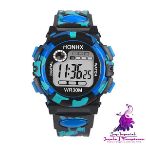 Digital Camouflage Sports Watch