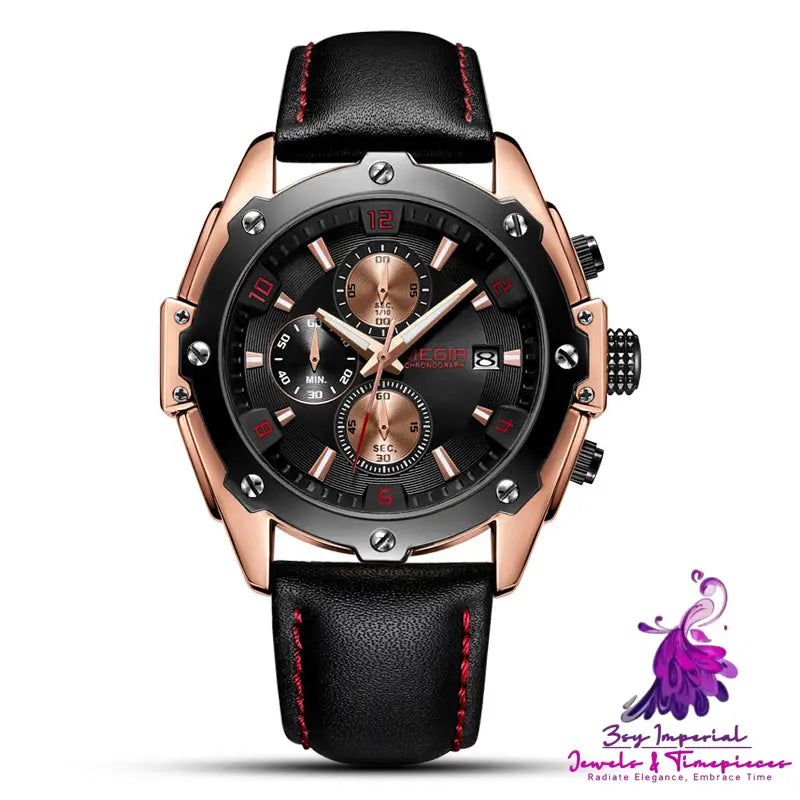 Chronograph Sports Waterproof Watch