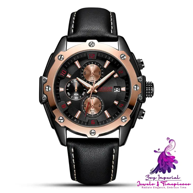 Chronograph Sports Waterproof Watch