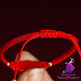 Cinnabar Woven Pull Bracelet