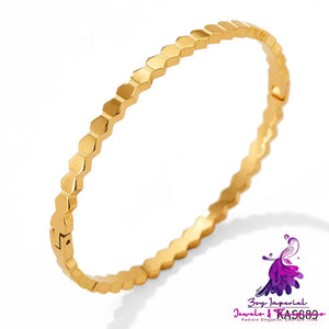 Non-fading Diamond Circle Bracelet