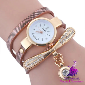 Fashion Circle Quartz Bracelet Watch