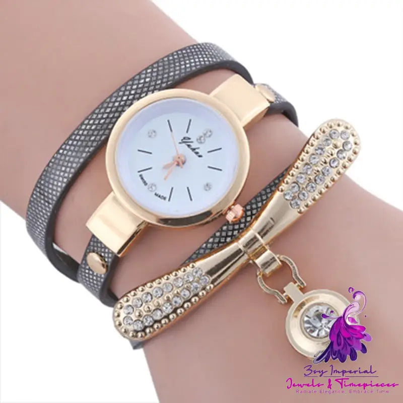 Fashion Circle Quartz Bracelet Watch