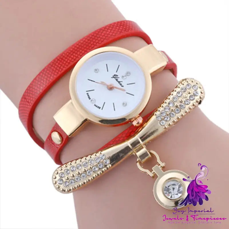 Fashion Circle Quartz Bracelet Watch