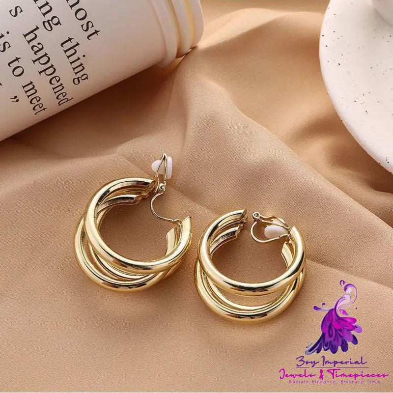 High-grade Retro Circle Earrings