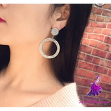 Exaggerated Circle Earrings