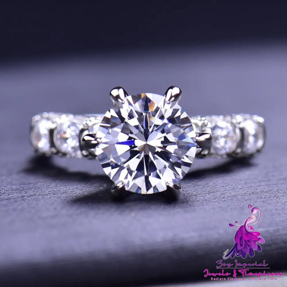 Personality Clarity Moissanite Ring