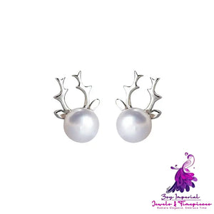 Pearl Stud Earrings