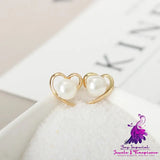 Classic Love Pearl Earrings for Women