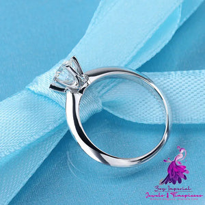 Exquisite Six Prong Ring