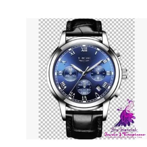 Classic Men’s Leather Casual Watch