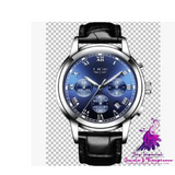 Classic Men’s Leather Casual Watch