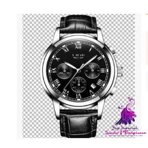 Classic Men’s Leather Casual Watch