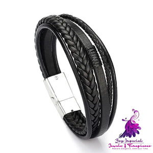 Classic Leather Bracelet for Men