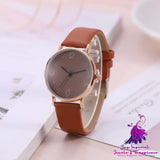 Leather Quartz Watch