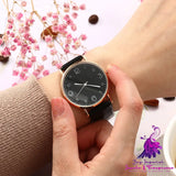 Leather Quartz Watch