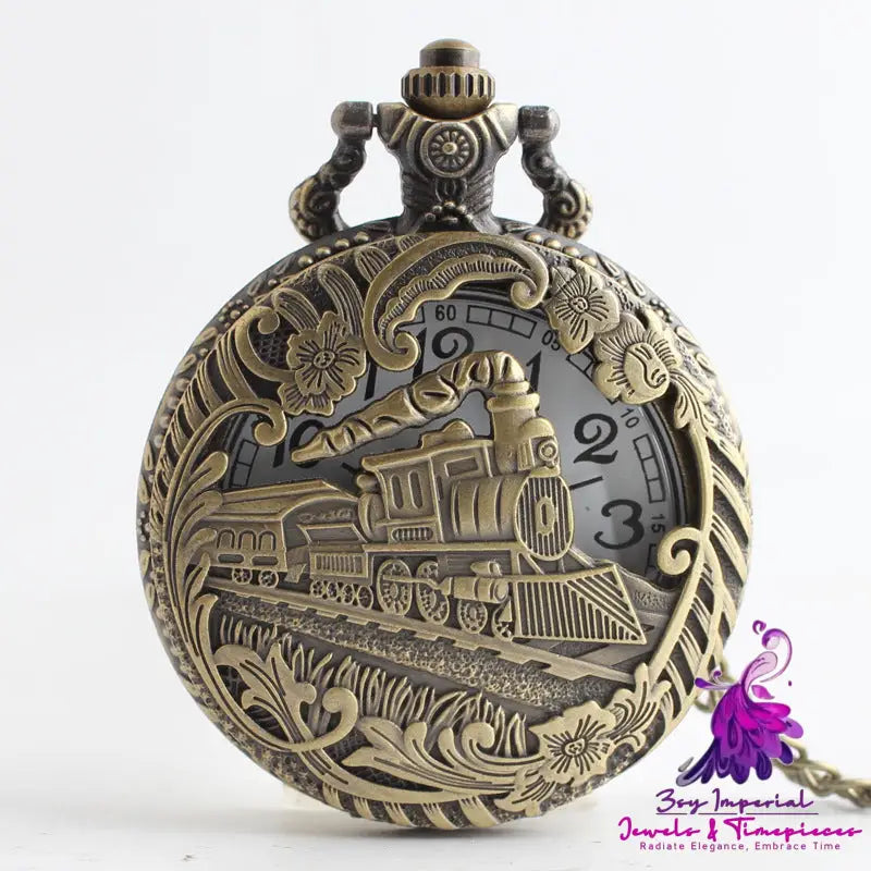 Classic Nostalgic Quartz Pocket Watch