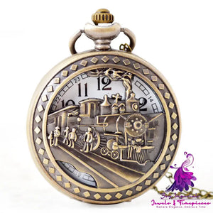 Classic Nostalgic Quartz Pocket Watch