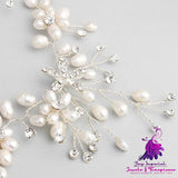 Pearl Necklace and Earring Set