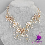 Pearl Necklace and Earring Set