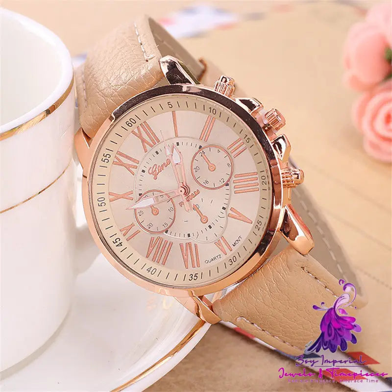 Three Eyes Roman Women’s Quartz Watch