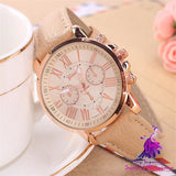 Three Eyes Roman Women’s Quartz Watch