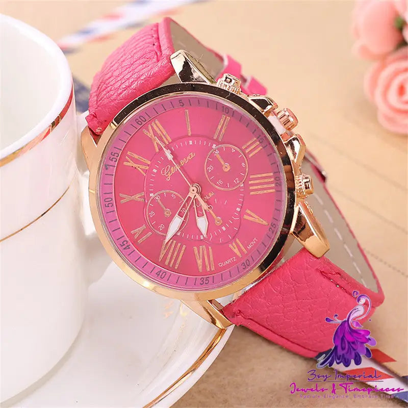 Three Eyes Roman Women’s Quartz Watch