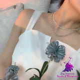 Delicate Irregular Pearl Clavicle Chain