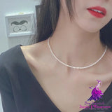 Delicate Irregular Pearl Clavicle Chain