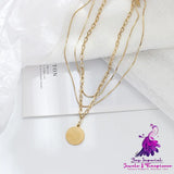 Twin Necklace Simple Clavicle Chain