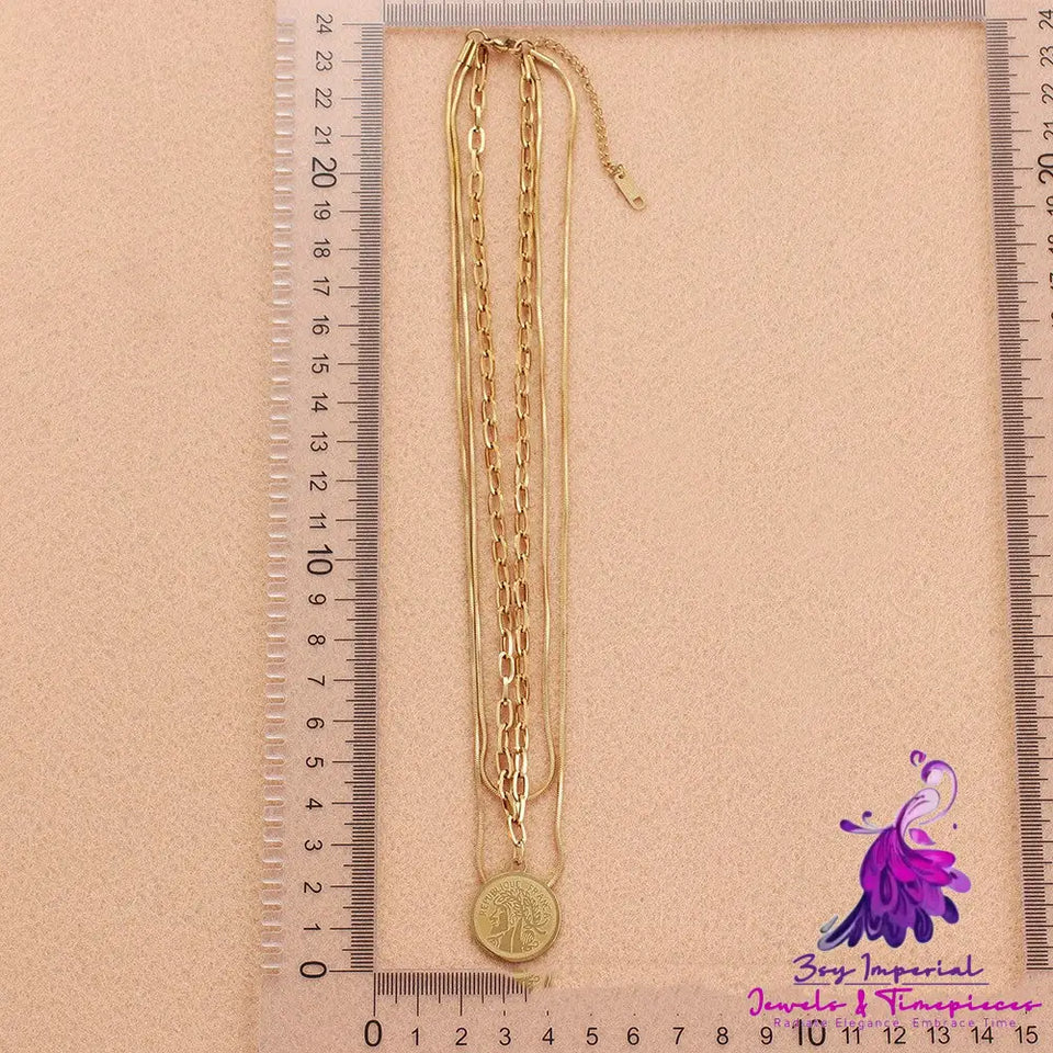 Twin Necklace Simple Clavicle Chain