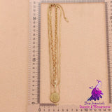 Twin Necklace Simple Clavicle Chain