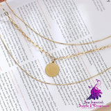 Twin Necklace Simple Clavicle Chain