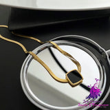 Titanium Steel No Fading Clavicle Chain