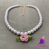 Fresh Flower Pearl Choker