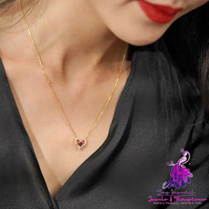 Ruby Love Clavicle Chain