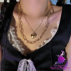 Loving Heart Twin Clavicle Chain