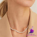 Golden Pearl Clavicle Chain