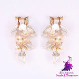 Flower Pearl Ear Clip