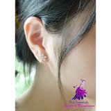 Full Diamond Snowflake Ear Clip