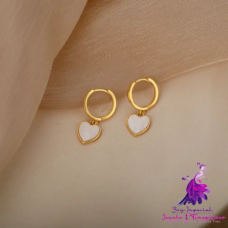 Heart-shaped Ring Earrings