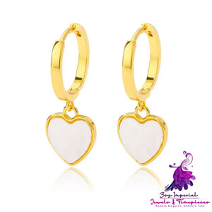 Heart-shaped Ring Earrings