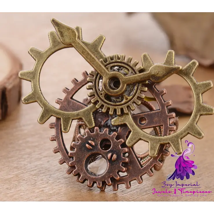 Clock Hand VintageSteampunk Ring