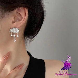 Cloud Lightning Raindrop Earrings