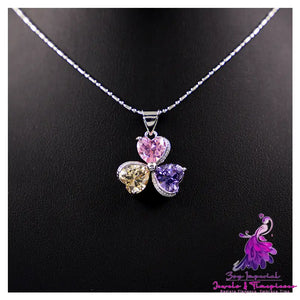 Clover Zircon Diamond Jewelry Set