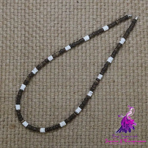 Ethnic Coconut Shell Necklace for Men